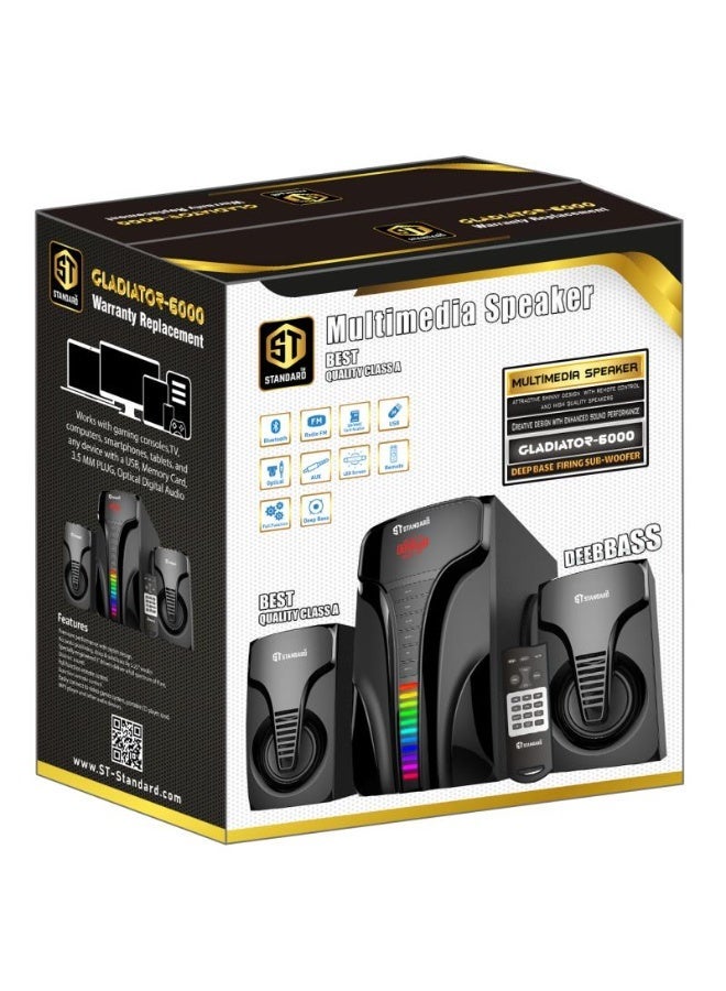 اس تي سبيكر ست Gladiator 6000 متعدد الوسائط مع سبووفر - Image 2